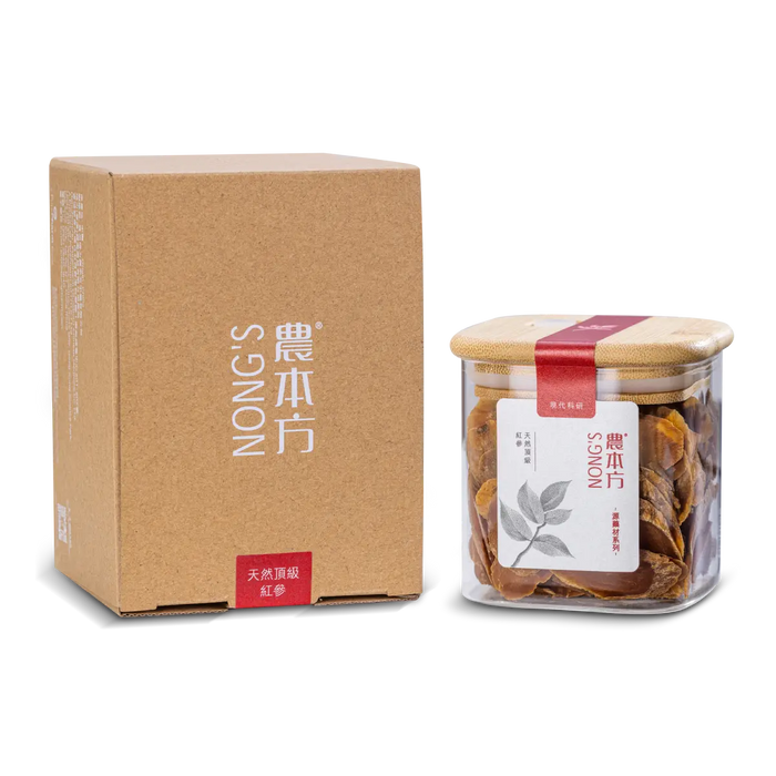 農本方® 天然頂級「六年根」紅參 200克