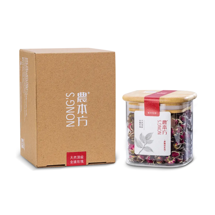 農本方® 天然頂級金邊玫瑰 50克