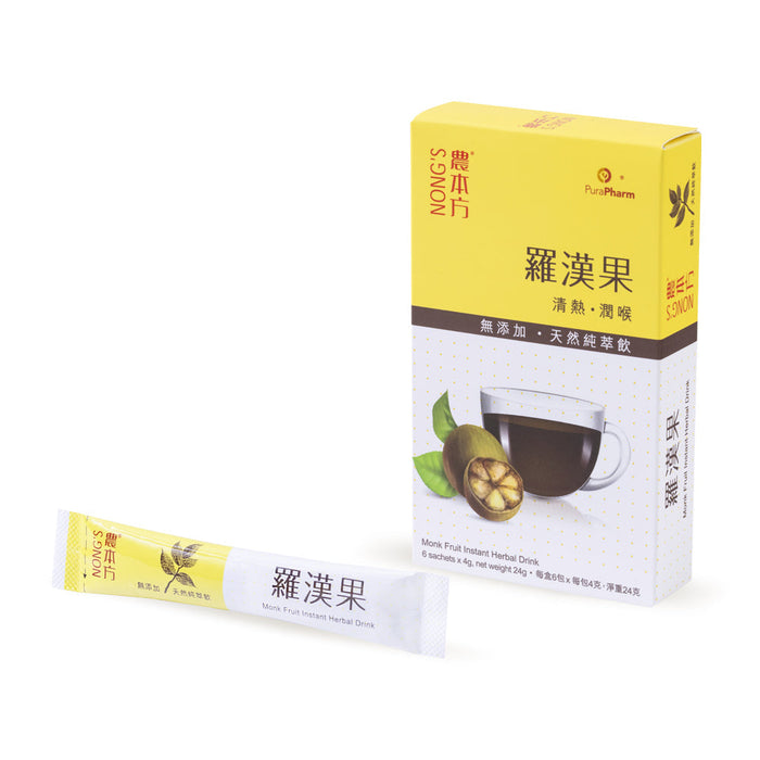 [FREE ] 農本方® 羅漢果天然純萃飲4克 x 6包